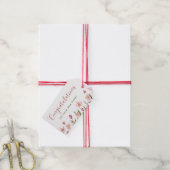 Herzlichen Glückwunsch Realtor Personalisiert Pink Geschenkanhänger (Mit Garn)