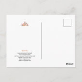 Herzlichen Glückwunsch Realtor Personalisiert Pink Postkarte (Rückseite)