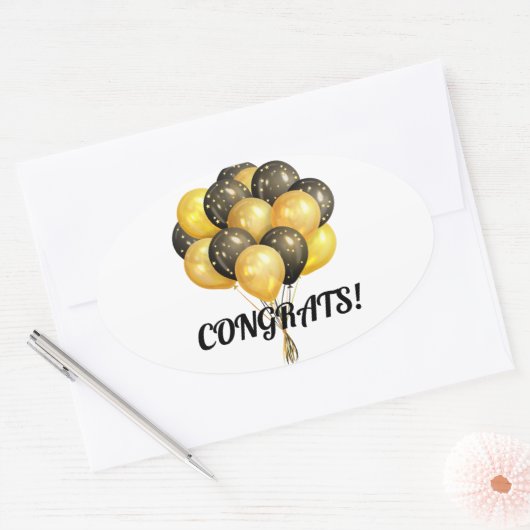 Herzlichen Glückwunsch Rechteckige Aufkleber (Umschlag)