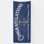 Herzlichen Glückwunsch Rechtsanwältin Banner (Vertikal)