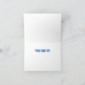 Herzlichen Glückwunsch Runner Karte (Innenseite)