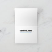 Herzlichen Glückwunsch Runner Karte (Innenseite)