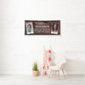 Herzlichen Glückwunsch Rustic Wood Abschluss 2 - F Banner (Insitu)