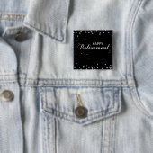 Herzlichen Glückwunsch Schwarz zu Silver Spark Button (Beispiel)