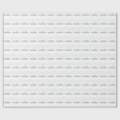 Herzlichen Glückwunsch Schwarz zu Silver Spark Geschenkpapier (Flach)