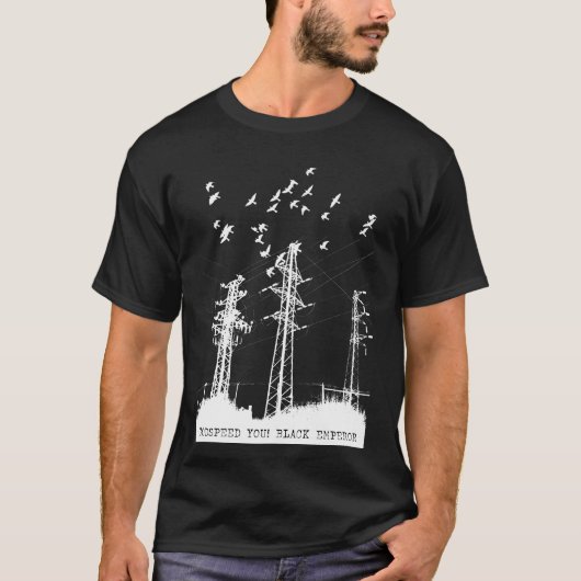 Herzlichen Glückwunsch! Schwarzer Kaiser - Pylon K T-Shirt (Vorderseite)