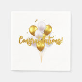 Herzlichen Glückwunsch Serviette (Vorderseite)