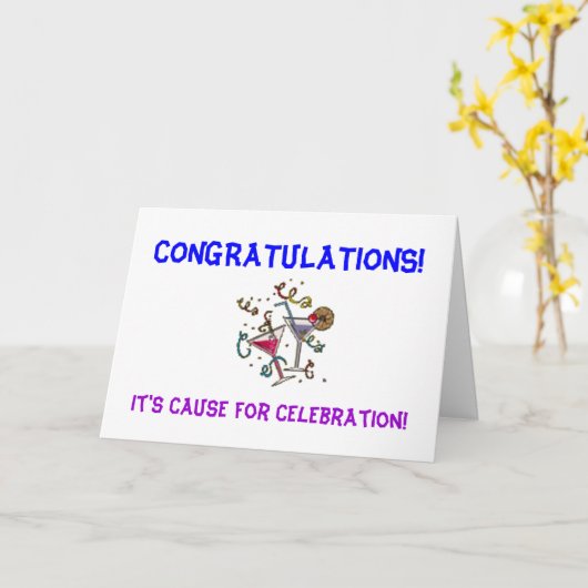 Herzlichen Glückwunsch!, Sie haben endlich Verlass Karte (Gelbe Blume)