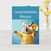 Herzlichen Glückwunsch Sie haben es getan, stolz a Karte (Gelbe Blume)