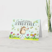 Herzlichen Glückwunsch! Sie sind Schulden frei. Gr Karte (Vorderseite)