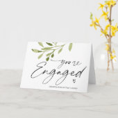 Herzlichen Glückwunsch Sie sind Verlobt Zukunft Mr Karte (Gelbe Blume)