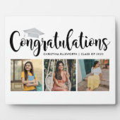 Herzlichen Glückwunsch Silver 3 Foto 2025 Abschlus Fotoplatte (Vorderseite)