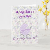 Herzlichen Glückwunsch Single Mama zu New Baby Karte (Gelbe Blume)