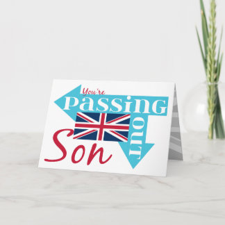 Herzlichen Glückwunsch Son Passing Out British Mil Karte