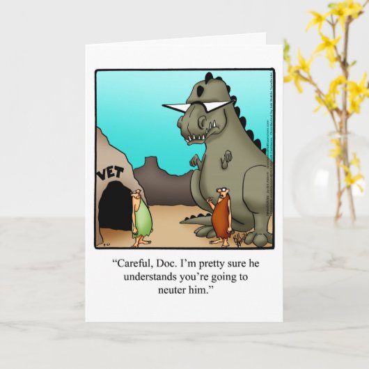 Herzlichen Glückwunsch Spaß Grußkarte Karte (Gelbe Blume)