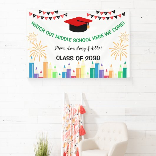 Herzlichen Glückwunsch Spaß und buntes Party Banne Banner (InSitu)