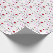 Herzlichen Glückwunsch Stars und Ribbons Geschenkpapier (Ecke)