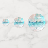 Herzlichen Glückwunsch Tabelle conetti von dalDesi Konfetti (Vorderseiten)