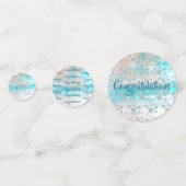 Herzlichen Glückwunsch Tabelle conetti von dalDesi Konfetti (Rückseiten)