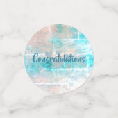 Herzlichen Glückwunsch Tabelle conetti von dalDesi Konfetti (Klein Vorderseite)