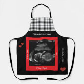 Herzlichen Glückwunsch Tante Sonogram Baby kommt b Schürze (Vorderseite)