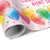 Herzlichen Glückwunsch Text oder Name Abschluss Er Geschenkpapier (Rolleneckpunkt)