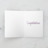 Herzlichen Glückwunsch Tocard Karte (Innenseite)