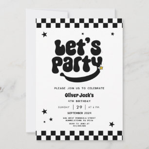 Herzlichen Glückwunsch Typ jedes Lebensjahres Einl Einladung