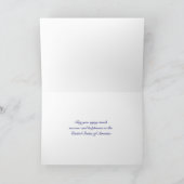 Herzlichen Glückwunsch US Citizenship US Flag Card Karte (Innenseite)