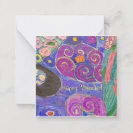 Herzlichen Glückwunsch Valentine! Mitteilungskarte