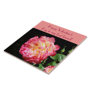 Herzlichen Glückwunsch Valentinstag an meine beste Fliese