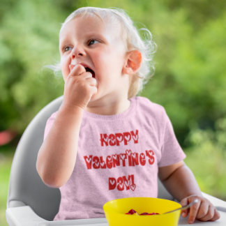 Herzlichen Glückwunsch Valentinstag Baby T-shirt