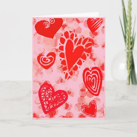 Herzlichen Glückwunsch Valentinstag Feiertagskarte (Vorderseite)