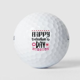 Herzlichen Glückwunsch Valentinstag Golfball