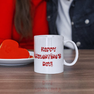 Herzlichen Glückwunsch Valentinstag Kaffeetasse