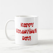 Herzlichen Glückwunsch Valentinstag Kaffeetasse (Links)