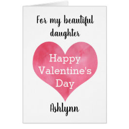 Herzlichen Glückwunsch Valentinstag Tochter