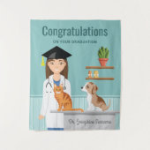 Herzlichen Glückwunsch Veterinär Graduate DVM Absc Wandteppich (Vorderseite)