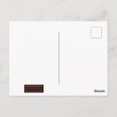 Herzlichen Glückwunsch Vintag Lila Postkarte (Rückseite)