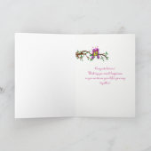 Herzlichen Glückwunsch! - Vögel lieben Karte (Innenseite)