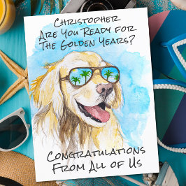 Herzlichen Glückwunsch von uns allen zur sonnigen  Postkarte