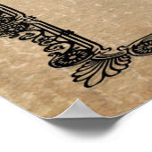 Herzlichen Glückwunsch Wedple Poster (Ecke)