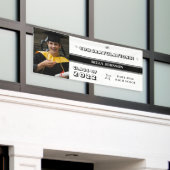 Herzlichen Glückwunsch White and Dark Monogram Banner (Äußeres Gebäude)