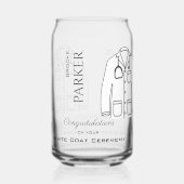 Herzlichen Glückwunsch White Coat Zeremonie Doktor Dosenglas (Vorderseite)