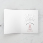 Herzlichen Glückwunsch zu Baby Girl - Baby in Bass Karte (Innenseite)