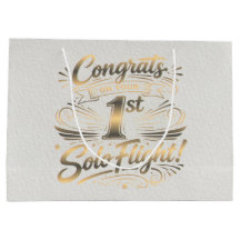 Herzlichen Glückwunsch zu deinem 1. Alleinflug