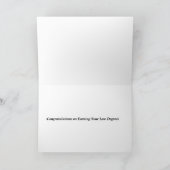 Herzlichen Glückwunsch zu dem höchsten Gericht der Karte (Innenseite)