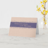 Herzlichen Glückwunsch zu den Farben Hochzeit, Pfi Karte (Gelbe Blume)