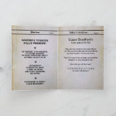 Herzlichen Glückwunsch zu der Zeitung "Pension" fü Karte (Innenseite)