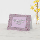 Herzlichen Glückwunsch zu Dir neuer Welpe Karte (Gelbe Blume)